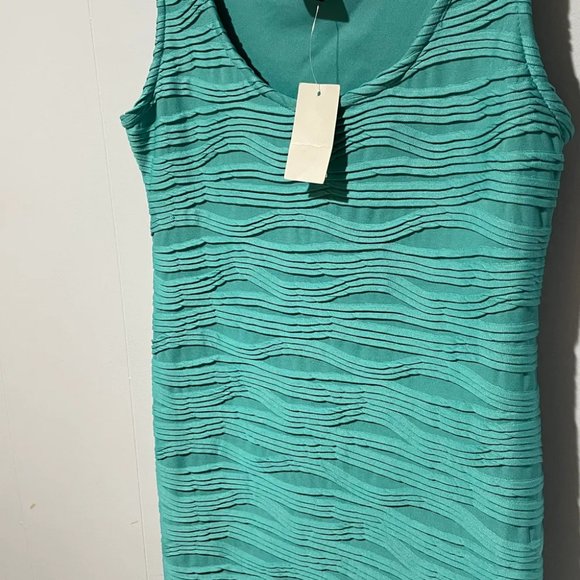 Teal Mini Dress - Picture 2 of 4